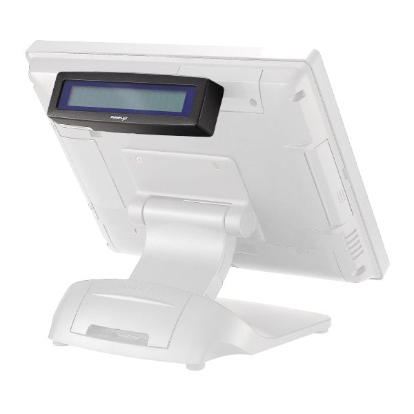 Visor Lcd 2 Líneas X 20 Caracteres, Rs232, Negro, Para Equipos Xt 15"