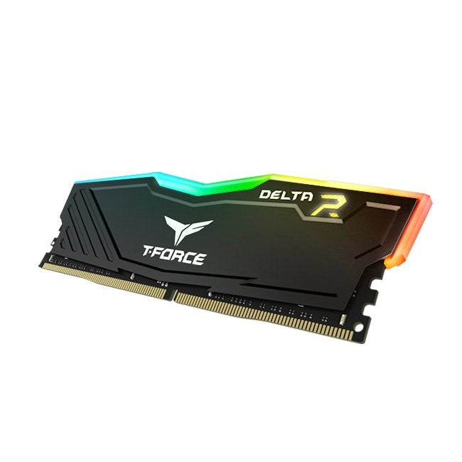 Memoria Ram Teamgroup Ddr4 16gb 2x8gb Pc3200 Delta T-Force Rgb/Cl 16/1.35v Tf3d416g3200hc16fdc01