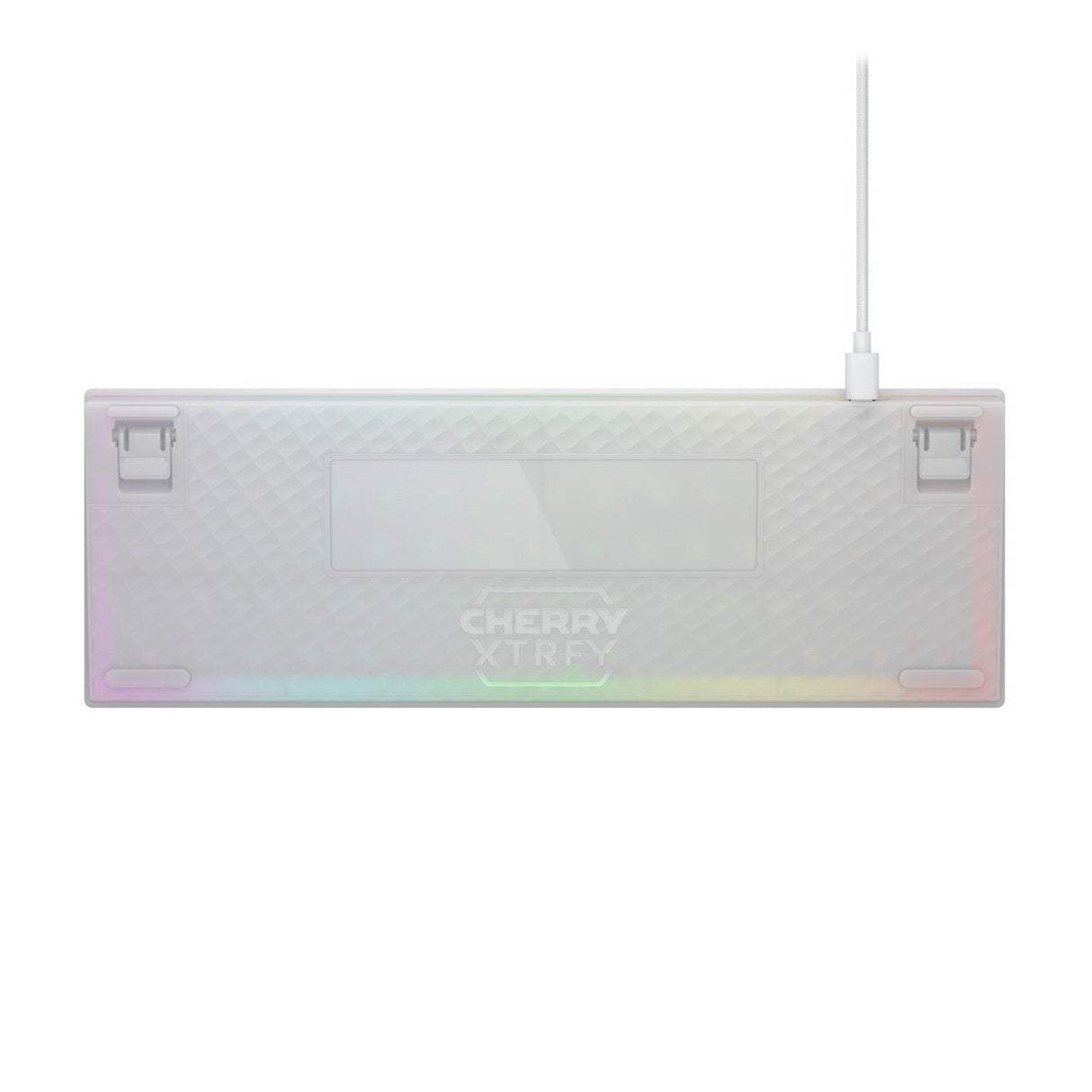 Cherry K5v2, Teclado Gaming Blanco, Disposición De, Cherry Mx2a Silent Red Cx-K5v2-Rgb-Cpt-Tpwhite-R-Ger