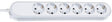 EAN 4016514007981 - Bachmann SMART 6x Schuko H05VV-F 3G 1.50mm² 16A/3680W 5m base múltiple 6 salidas AC Blanco imagen 1