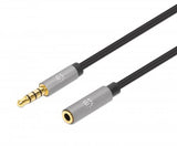 EAN 0766623356046 - Manhattan 356046 cable de audio 3 m 3,5mm Negro, Plata imagen 1