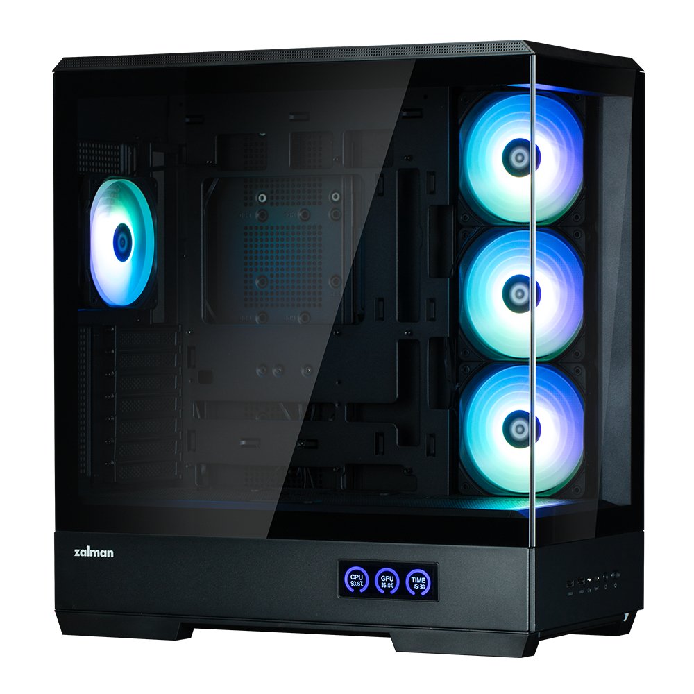 Caja Pc Obudowa P50 Ds Mid-Tower 4 Wentylatory Argb Negro