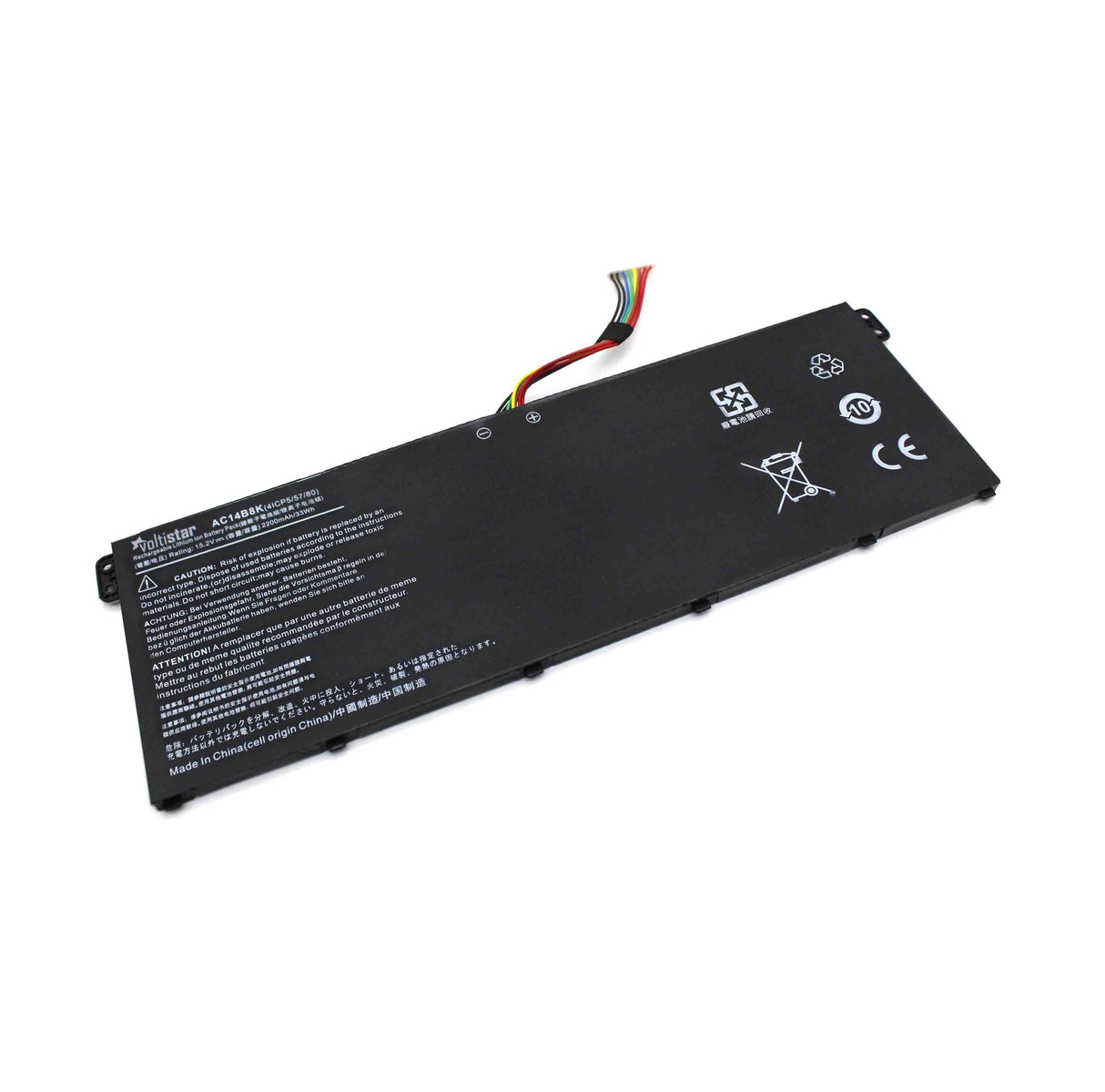 Batería Para Portátil Acer Ac14b3k Ac14b8k Ac14b8k(4icp5/57/80) Kt.0040g.004 Kt0030g.004 15.2v