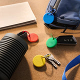 Chipolo Pop 4 Pack -Tracking Tag Compatible With Apple Find My On Iphone (Rojo, Azul, Amarillo, Verde)