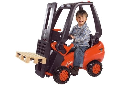 Linde Forklift, Kinderfahrzeug Schwarz/Rot