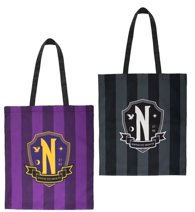 EAN 4895205616011 - Konix TOTE BAG WEDNESDAY NEVERMORE ACADEMY imagen 1