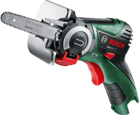Motosierra Bosch De Batería Nanoblade Easycut 12 Solo, 12 Voltios, Motosierra Verde/Negro, Sin Batería Ni Cargador 06033c9001