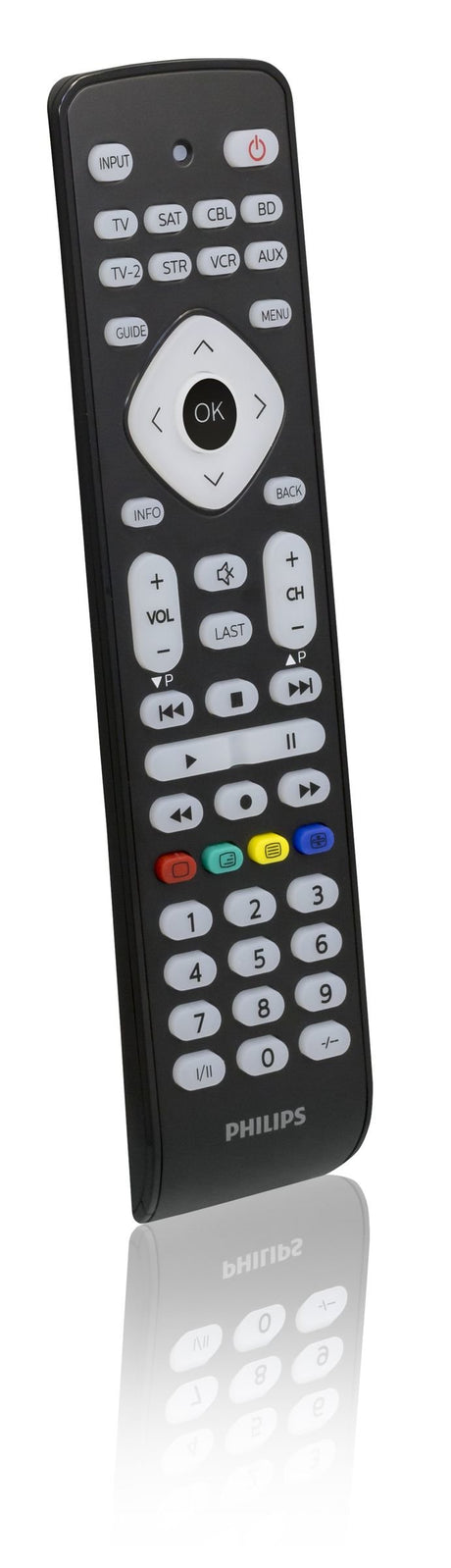 EAN 6959033843129 - Philips Perfect replacement SRP2018/10 mando a distancia IR inalámbrico DVD/Blu-ray, DVR, SAT, TV, VCR Bo imagen 1