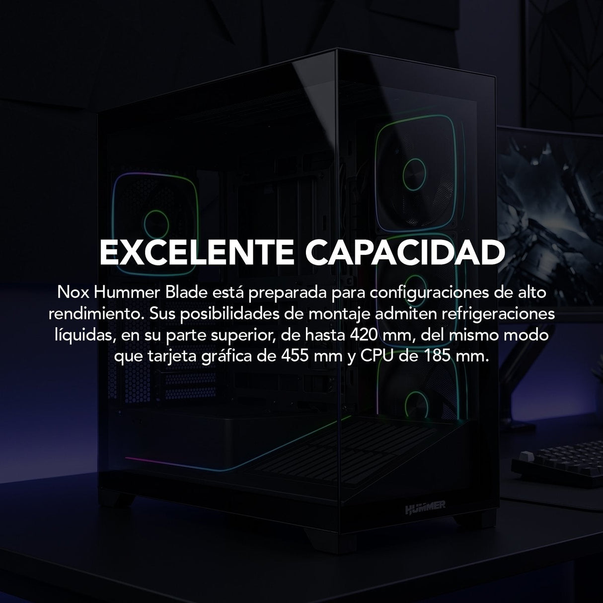 Caja Pc Gaming Semitorre Nox Hummer Blade