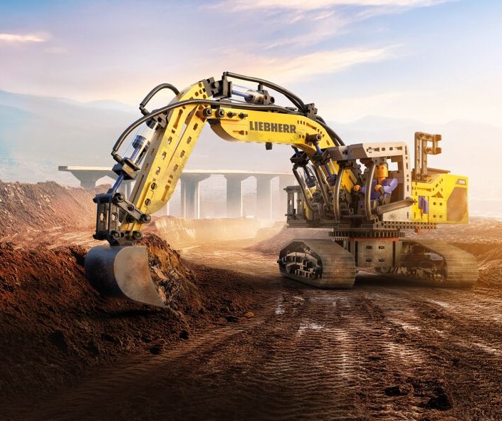 Fischertechnik Fischertechnik Liebherr R 938 Pneumatischer Bagger  576450 576450