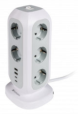 EAN 0023942495475 - Verbatim 49547 base múltiple 11 salidas AC Interior Blanco imagen 2