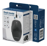 Gembird Dual-Mode 6-Button Wireless Mouse 2.4g + Bt Black