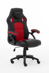 Silla Gaming Raptor Gs-40 Pu + Tela Negro Rojo