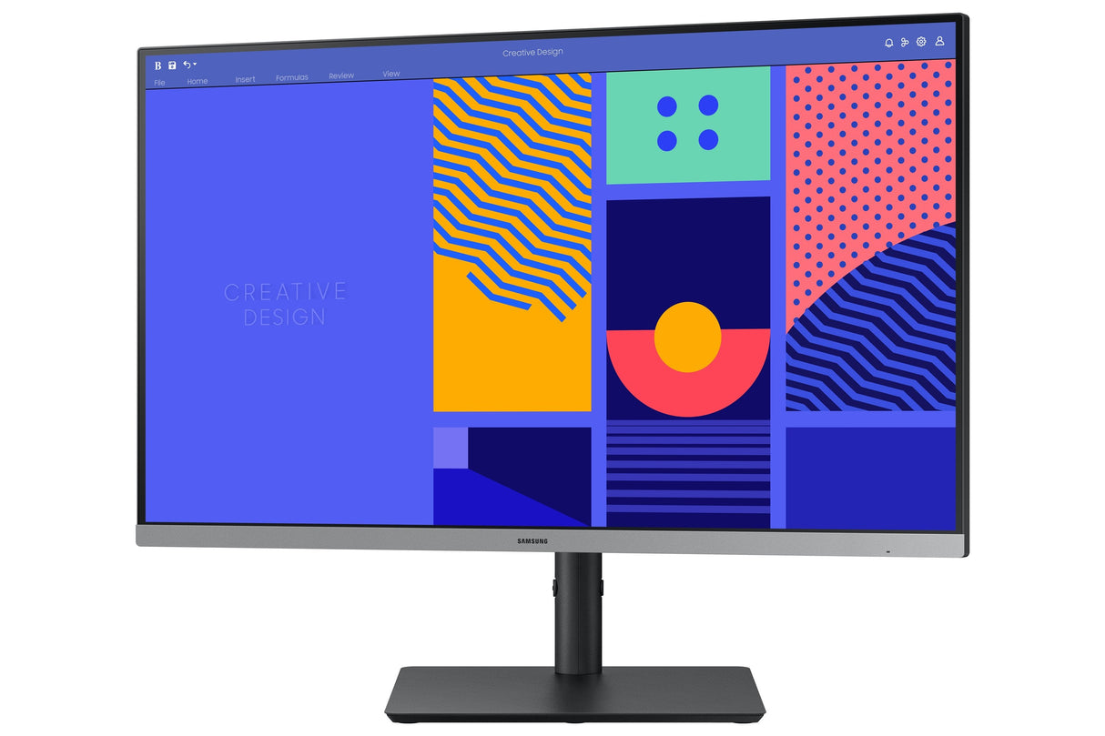 Monitor Samsung S27c432 27" 16:9 1920x1080 Ips 4ms Has Swivel Pivot Analog Hdmi Dp Usb Hub Vesa Dp+Hdmi Cable In The Box