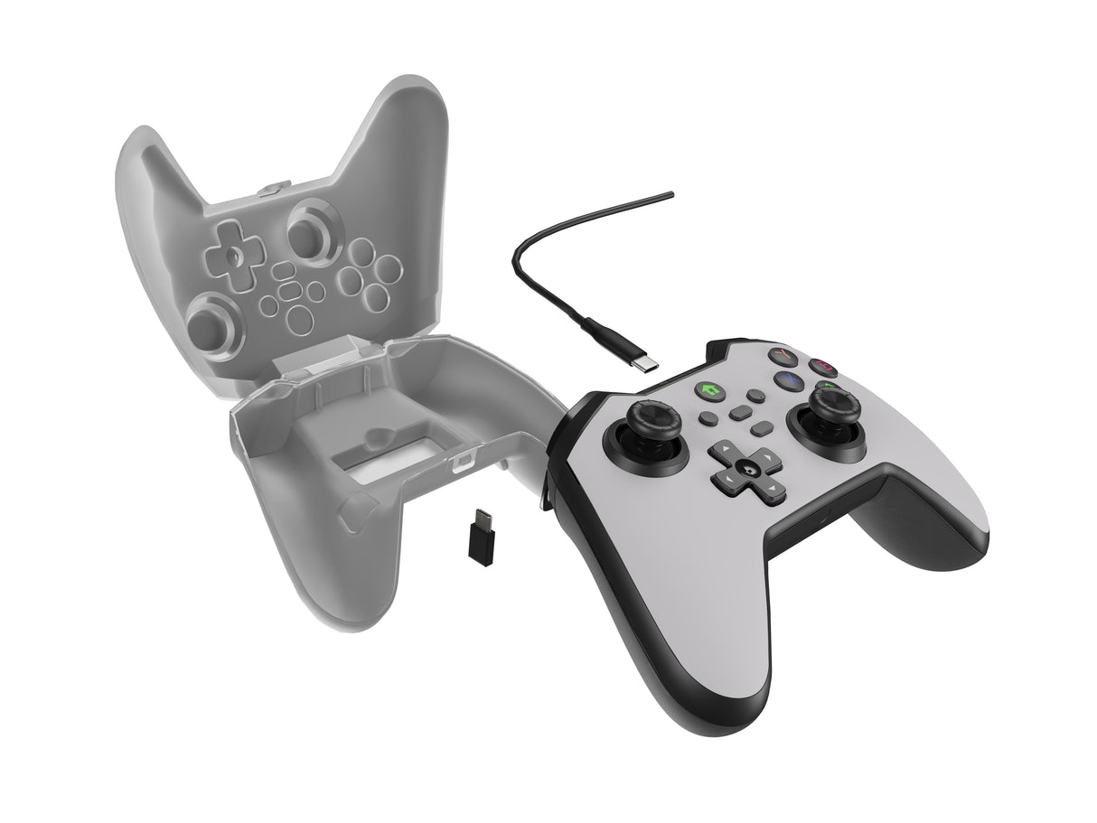 Gamepad Genesis Mangan 300 Usb (For Pc/Switch/Mobile) Blanco