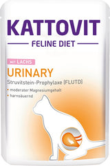 Comida Húmeda Para Gatos Kattovit Feline Diet Urinary Salmon  85g