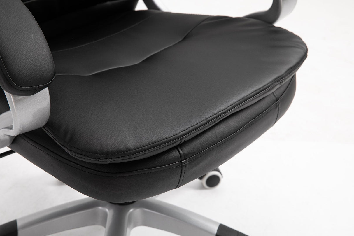 Silla  Activejet De Oficina Con Masaje, Calefactable Yk7304 Negro