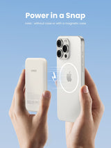 Ugreen 5000mah Mini Powerbank Wireless 15w With Magsafe White