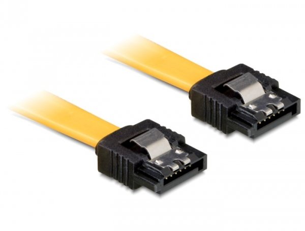 Cable Delock 82805 (Sata - Sata; 0 30 M; Amarillo)