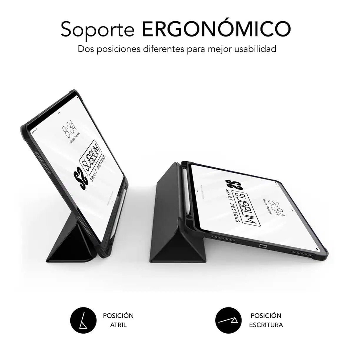 EAN 8436586743642 - SUBBLIM SUBCST-5SC316 funda para tablet 27,9 cm (11") Folio Negro imagen 5