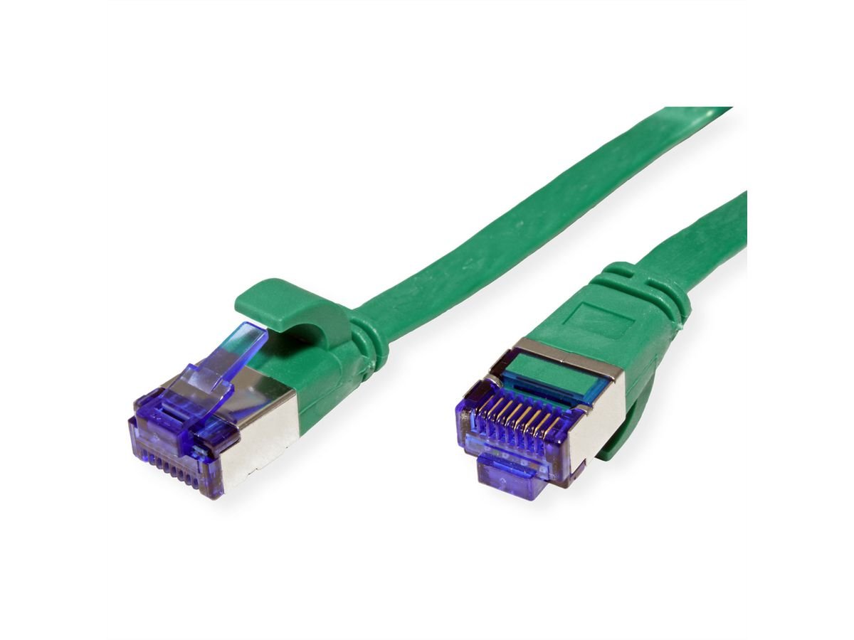 Value Cable De Red Cat.6a (Class Ea) Ftp, Extra-Flach, Grn, 2 M