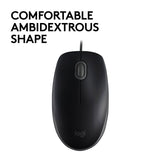 Raton Logitech B110 Silent Optico Usb Negro 910-005508