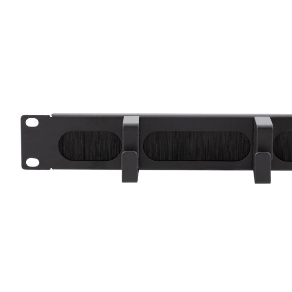 Panel De Gemión De Cables Logilink De 19", 4 Soportes De Acero Y Tira De Cepillos