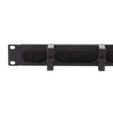 Panel De Gemión De Cables Logilink De 19", 4 Soportes De Acero Y Tira De Cepillos