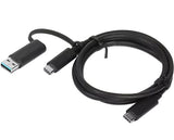 Lenovo 4x90u90618 Cable Usb 1 M Usb 3.2 Gen 1 (3.1 Gen 1) Usb A/Usb C Usb C Negro