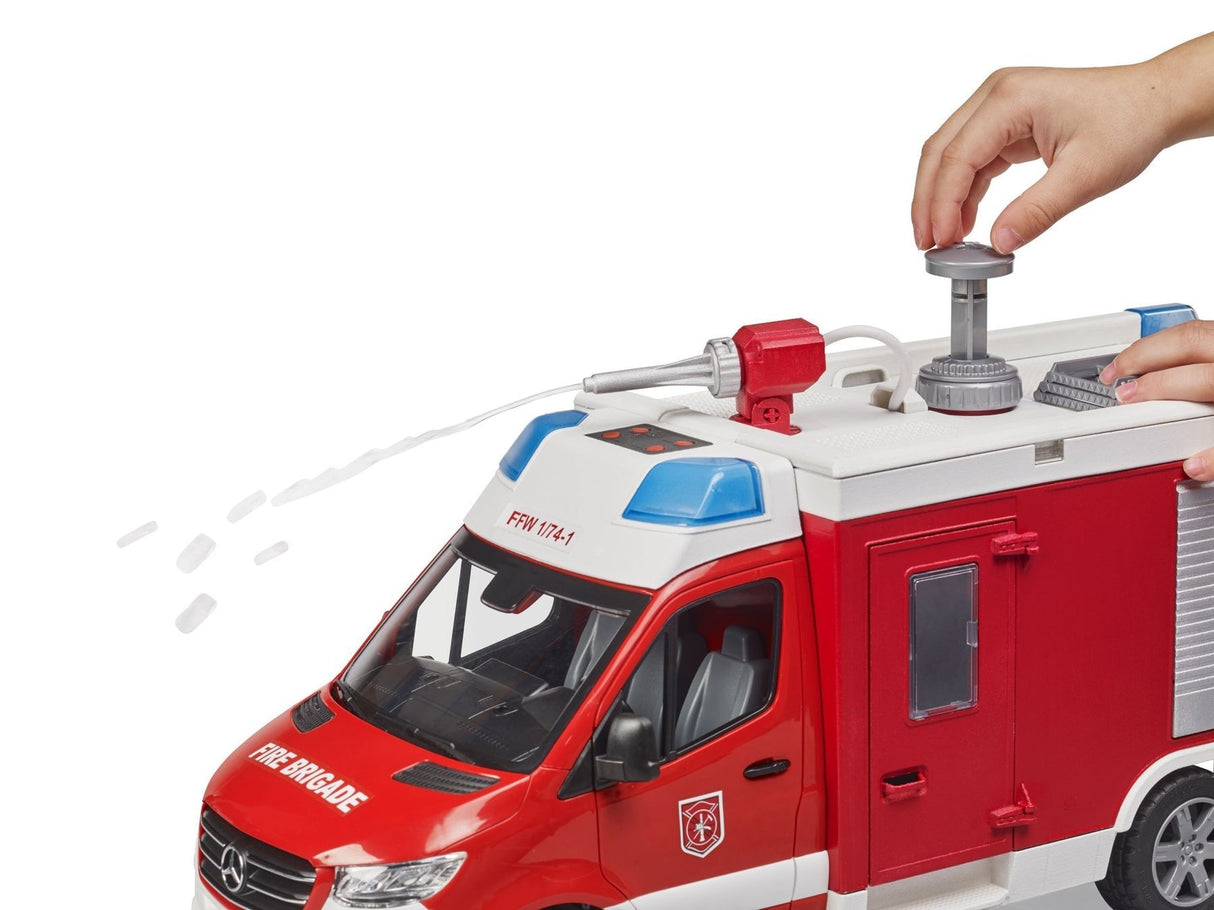 Bruder Mercedes Benz Sprinter Camión De Rescate Contra Incendios 02680