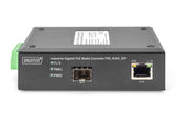 Digitus Convertidor Industrial Gigabit Media Rj45 Sfp Poe Pse