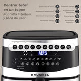 Freidora Por Aire Airfryer Sin Aceite Grunkel Maxisteelfryer 2200w Capacidad 9l