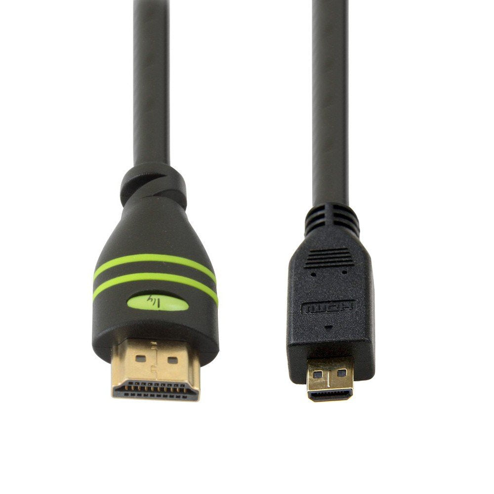 Techly 3.0m Hdmi 1.4a/Micro Hdmi D Cable Hdmi 3 M Hdmi Tipo A (Estándar) Hdmi Tipo D (Micro) Negro