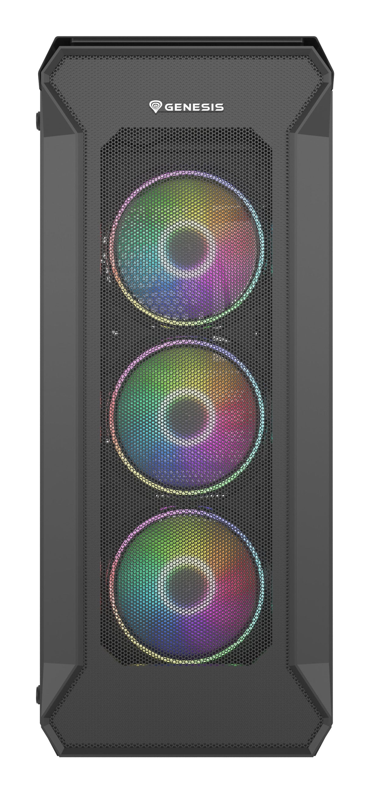 Caja Pc Gaming Genesis Irid 505 Argb Atx 2xusb 3.0 2xusb 2.0 S/F Cristal Templado