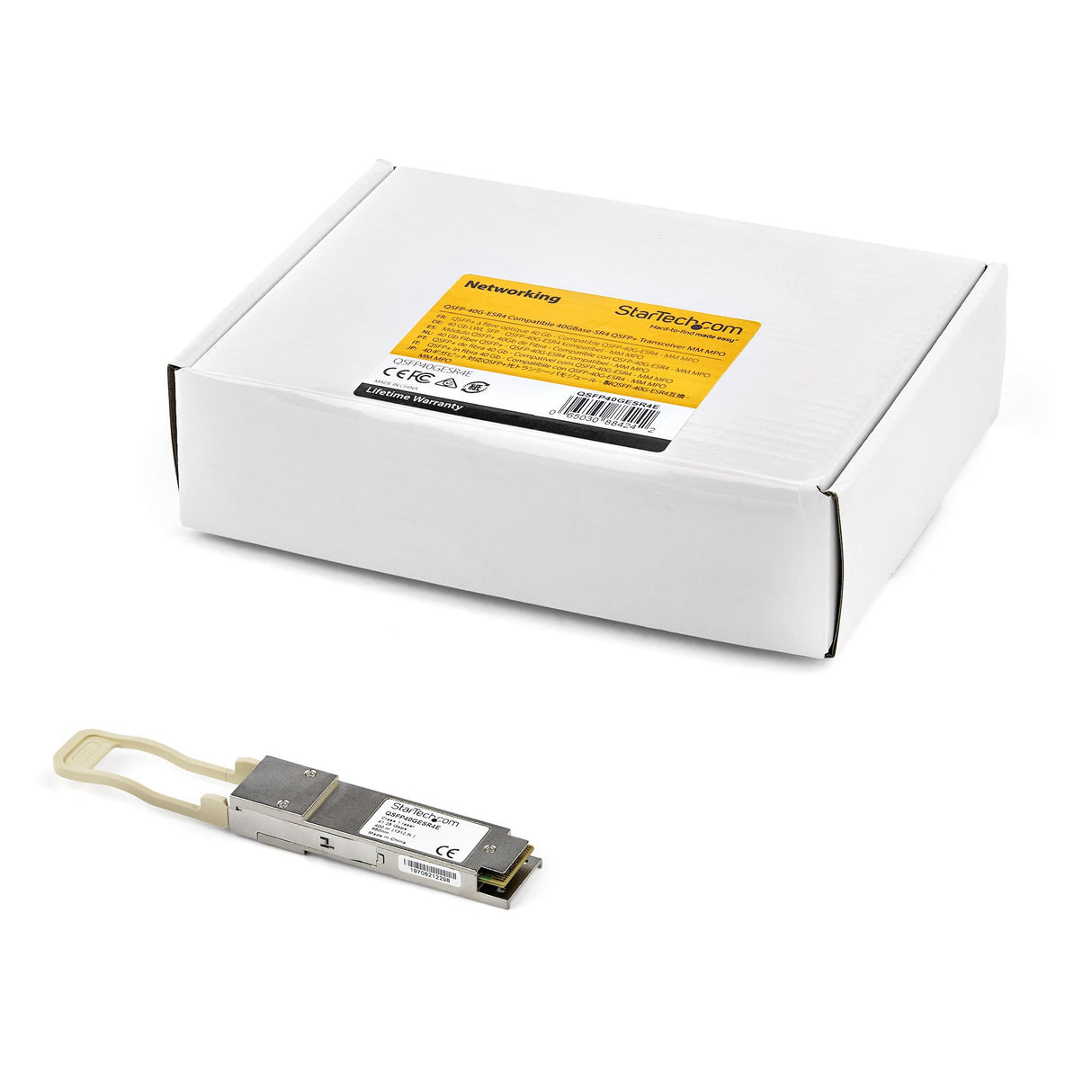 EAN 0065030886369 - StarTech.com QSFP-40G-SR4-S-ST red modulo transceptor Fibra óptica 40000 Mbit/s QSFP+ imagen 4