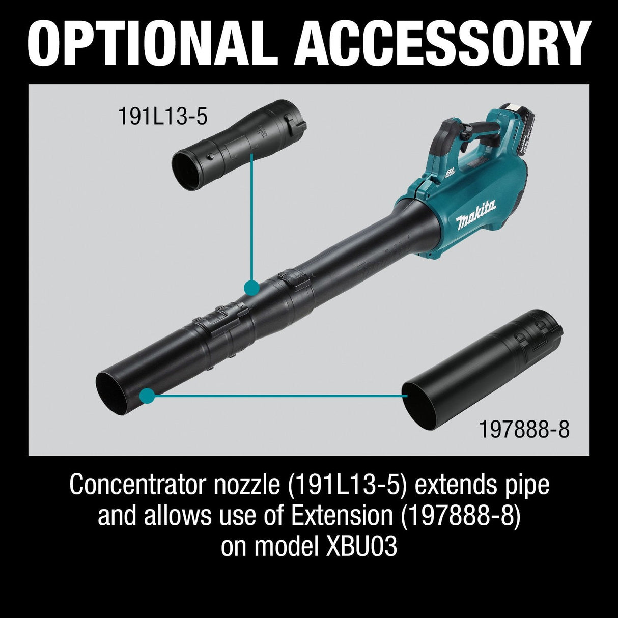 Makita 191l13-5 Accesorio Para Soplador De Hojas