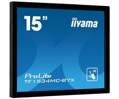 Monitor Iiyama 15 Pl Tf1534mc-B7x Touch 4:3 Vga Hdmi Dp 8ms Usb 7h Glass