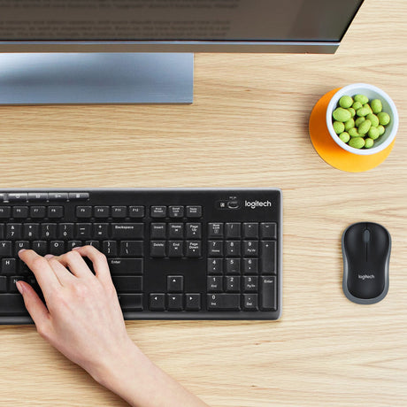 EAN 5099206039148 - Logitech 920-004508 teclado Ratón incluido Hogar RF inalámbrico QWERTY Internacional de EE.UU. Negro imagen 2