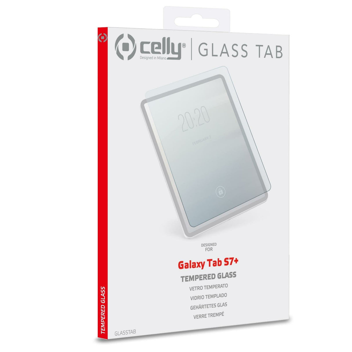 Celly Glasstab Protector De Pantalla Samsung Galaxy Tab S7+