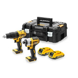 Kit Dewalt Dck2060d2t-Qw De Herramientas Eléctricas Sin Cable De 18v