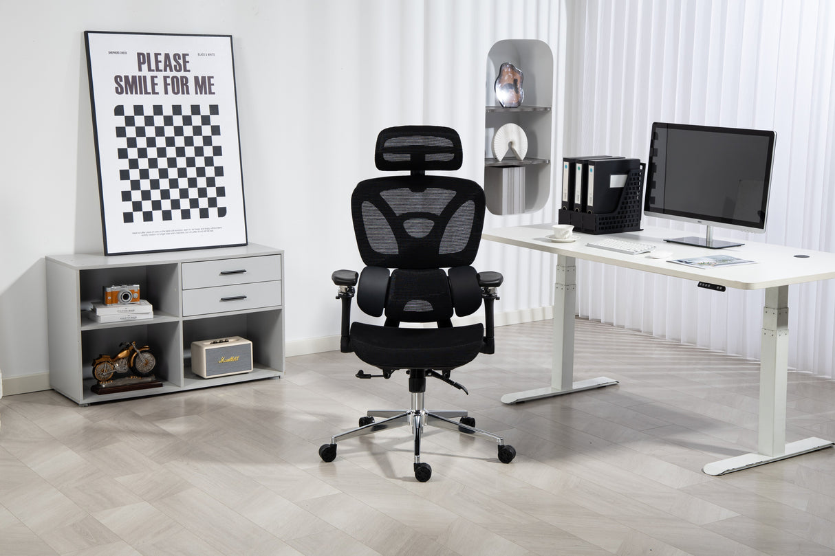 EAN 5901443391562 - Activejet YK848 BK silla de oficina y de ordenador Asiento de malla Respaldo de malla imagen 32