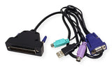 19-Zoll-Kvm-Konsole, 48 Cm (19") Tft (16:9), Vga, Usb, Fr-Layout