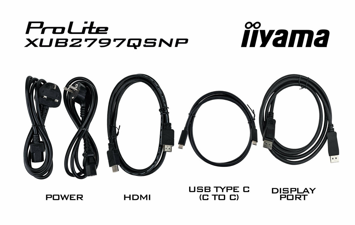 EAN 4948570124329 - iiyama ProLite XUB2797QSNP-B1 pantalla para PC 68,6 cm (27") 2560 x 1440 Pixeles Quad HD LED Negro imagen 15