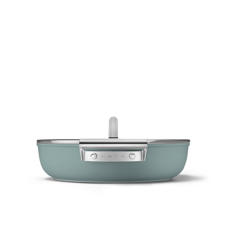 EAN 8017709356118 - Smeg DPF2812EGM batería de cocina Verde Aluminio, Acero inoxidable 4,3 L 28 cm imagen 3
