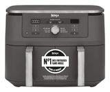EAN 0622356322676 - Ninja DZ400EU freidora Doble 9,5 L Independiente 2470 W Freidora de aire caliente Gris imagen 9