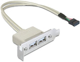 EAN 4043619831197 - DeLOCK 0.5m Slotblech USB 2.0 imagen 1