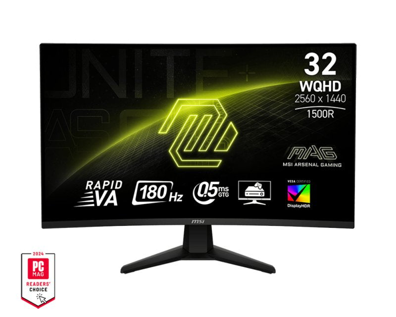 32"(81.3cm)Tft Msi Mag 32cq6fde Gaming 9s6-3dc91m-002 Retail