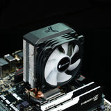 K Jonsbo Cr-1200e Cpu Disipador, Rgb - 92mm