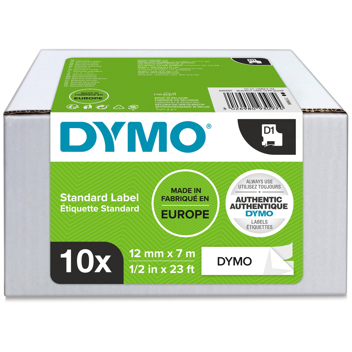 EAN 3026980930974 - DYMO S0720530 Negro Etiqueta para impresora autoadhesiva imagen 2