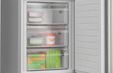 Bosch Home Kgn362laf Serie 4, Combinación De Frigorífico Y Congelador Plateado Kgn362laf
